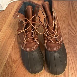 L.L. Bean fleece lined bean boots